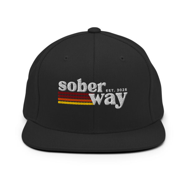 Sober Way Snapback Hat - Image 4