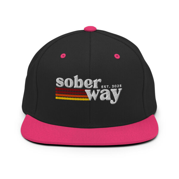 Sober Way Snapback Hat - Image 10