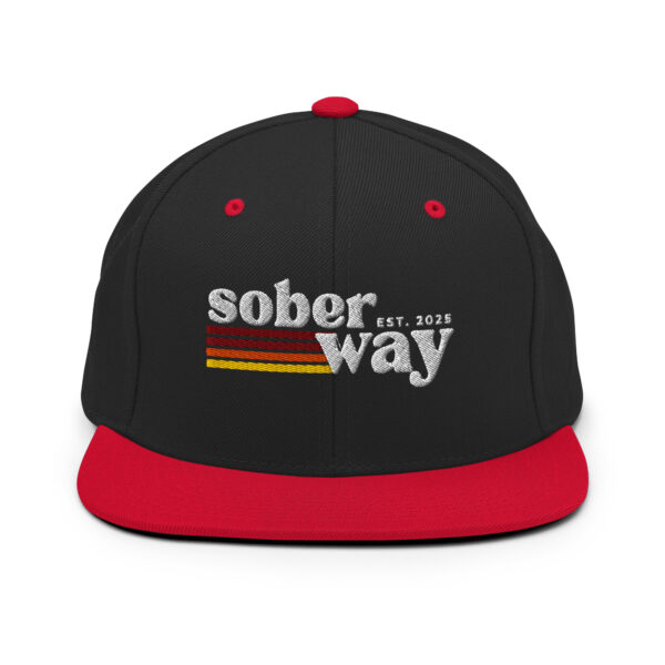 Sober Way Snapback Hat - Image 7