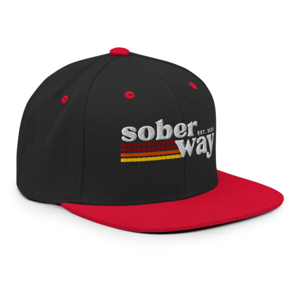 Sober Way Snapback Hat - Image 9