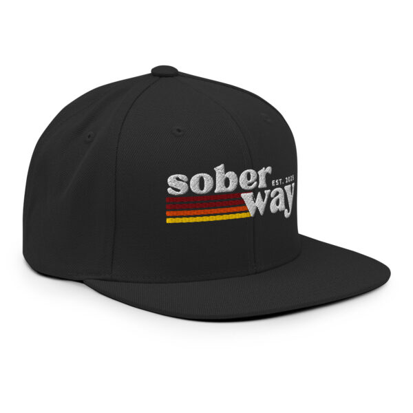 Sober Way Snapback Hat - Image 6
