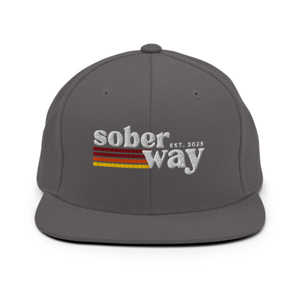 Sober Way Snapback Hat - Image 27