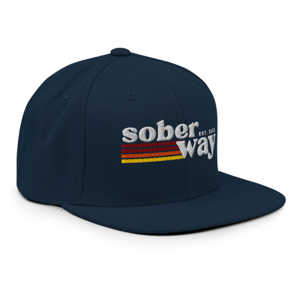 Sober Way Snapback Hat - Image 3