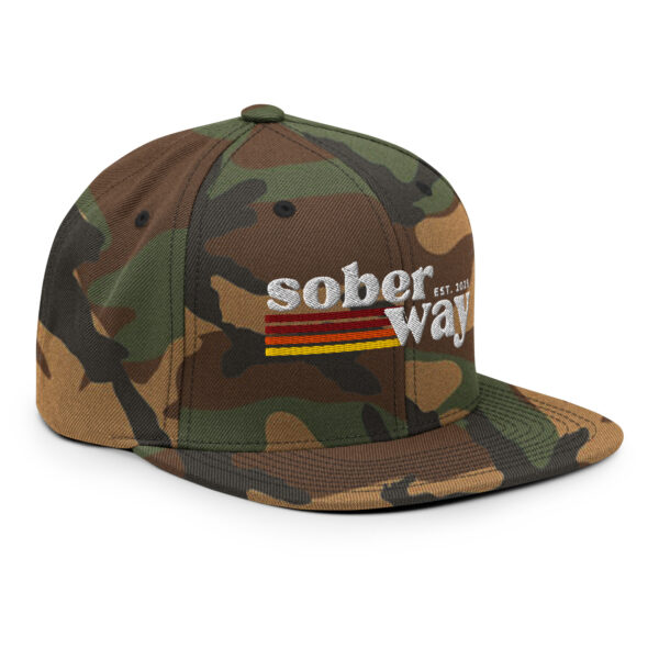 Sober Way Snapback Hat - Image 26