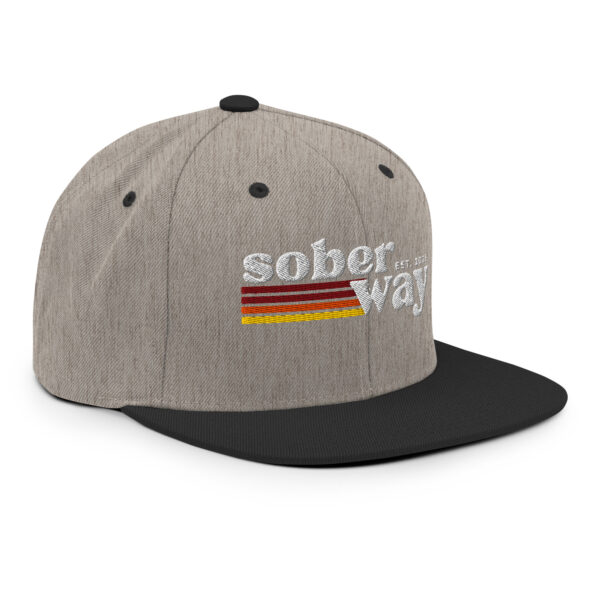 Sober Way Snapback Hat - Image 35