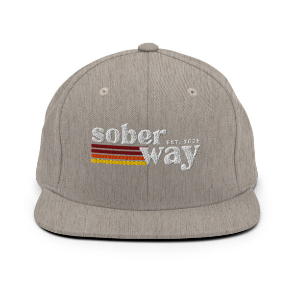 Sober Way Snapback Hat - Image 42