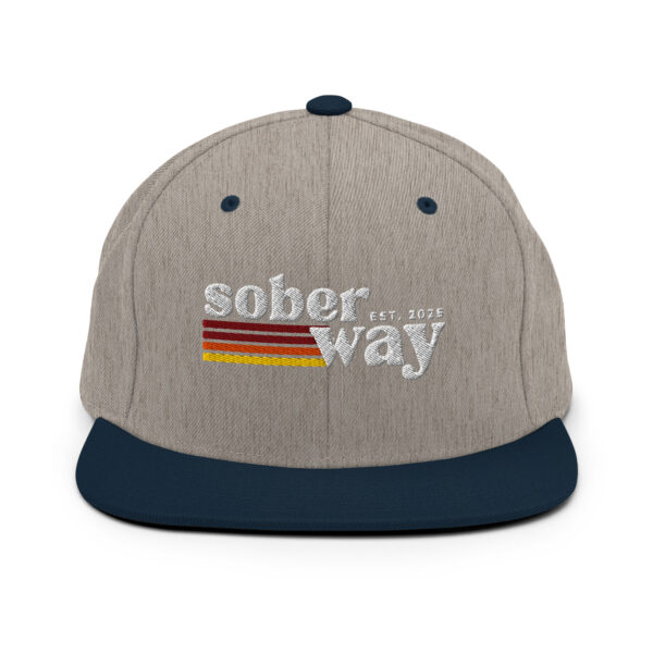 Sober Way Snapback Hat - Image 36