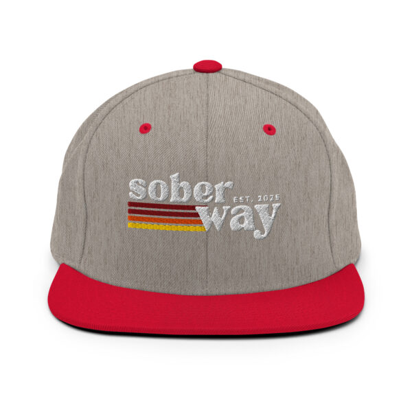 Sober Way Snapback Hat - Image 39