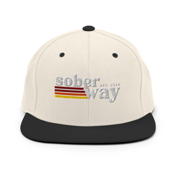Sober Way Snapback Hat - Image 45