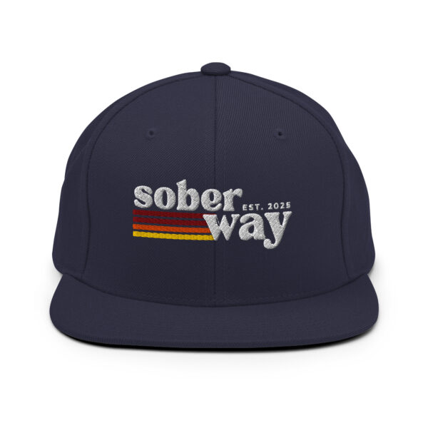 Sober Way Snapback Hat - Image 15