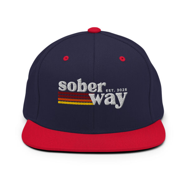 Sober Way Snapback Hat - Image 18