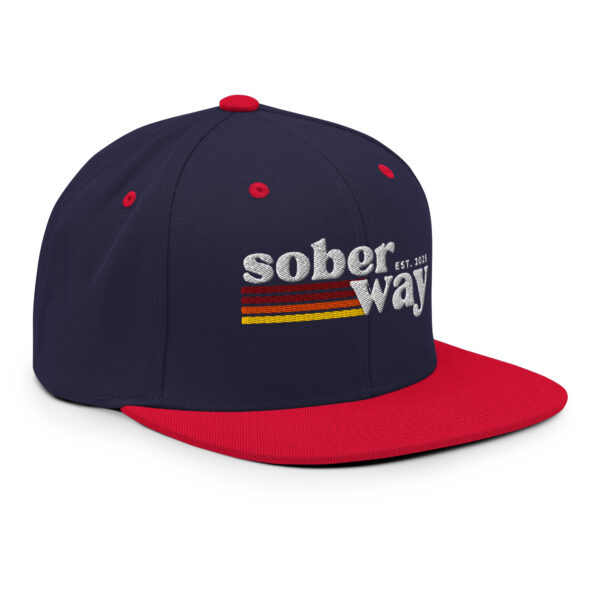 Sober Way Snapback Hat - Image 20