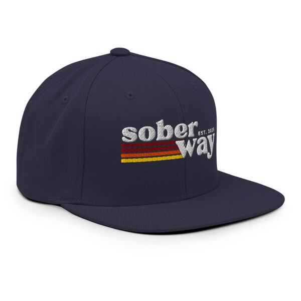 Sober Way Snapback Hat - Image 17