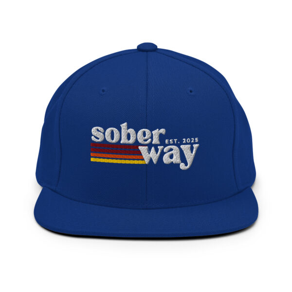 Sober Way Snapback Hat - Image 12