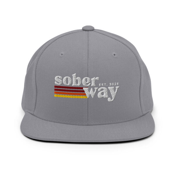 Sober Way Snapback Hat - Image 30