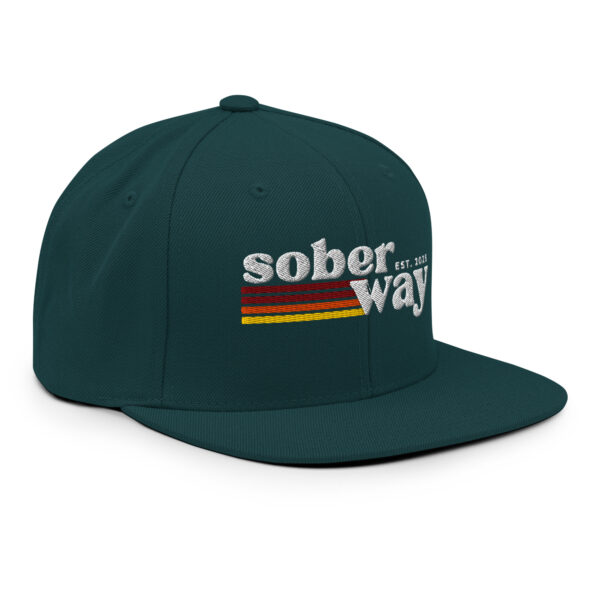 Sober Way Snapback Hat - Image 23